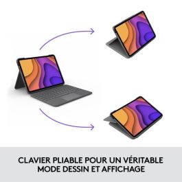 Funda con teclado para iPad - 4.a generación - LOGITECH - FOLIO TOUCH IPAD AIR - Gris Funda con teclado para iPad - 4.a generación - LOGITECH - FOLIO TOUCH IPAD AIR - Gris