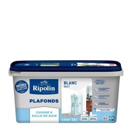 Ripolin RIP3174269072782 Pintura para Techos de Cocina y Baño Blanco Mate 2,5L Precio: 63.58999999. SKU: B132BSNFMD