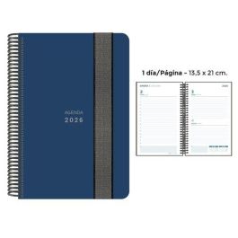 Agenda Anual (2026) Senfort Unicolor Espiral Tapa Pp Con Goma 135X210 D/P Azul Oscuro Agenda Anual (2026) Senfort Unicolor Espiral Tapa Pp Con Goma 135X210 D/P Azul Oscuro Precio: 13.89000019. SKU: B19NWF7SGZ