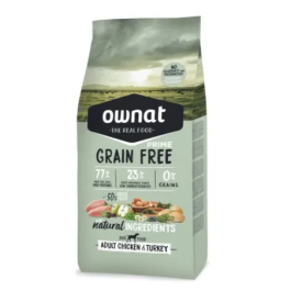 Ownat Prime Canine Adult Grain Free Pollo Pavo 12 kg Precio: 62.5000002. SKU: B1DMLARY7M