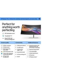 HP Series 7 Pro 37.5 inch WQHD+ Thunderbolt 4 Monitor - 738pu PVC Free HP Series 7 Pro 37.5 inch WQHD+ Thunderbolt 4 Monitor - 738pu PVC Free