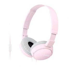 Sony Auriculares MDR-ZX110AP PK con Micrófono y Jack 3.5, Rosas