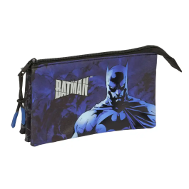 Safta Estuche Portatodo Triple Batman Tres Cremalleras Bolso Escolar 120x220x30 mm Precio: 16.50000044. SKU: B1DM5EDTP6