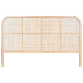 Cabecero de Cama Home ESPRIT Natural Madera de caucho 180 x 3,5 x 120 cm