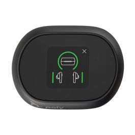 Poly Voyager Free 60+ UC Auriculares Inalámbricos Bluetooth 5.3 USB-C Negros con Estuche de Carga Táctil y ANC