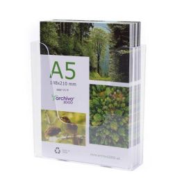 Expositor Mural Archivo 2000 Premium Antimicrobiano Sanitized A5 Vertical Cristal Precio: 5.89000049. SKU: B1KCQ3AT2P