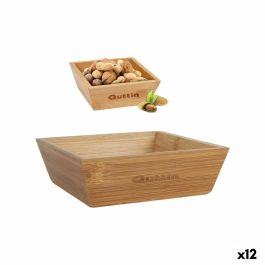 Bol para Aperitivos Quttin Bambú 16 x 16 x 5 cm (12 Unidades) Precio: 40.68999979. SKU: B1E9PTPYF3
