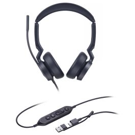 Yealink UH46 Dual Teams Auriculares USB-C/A con Micrófono con Cancelación de Ruido para Oficina y Centro de Llamadas Precio: 85.69000022. SKU: B1223HV4CS