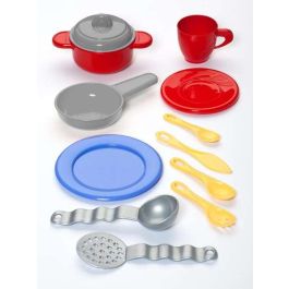 Molto Cocina Infantil Roja con 12 Accesorios, 81 cm