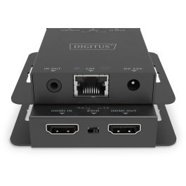 Digitus Extensor HDMI Set USB 70m 4K Negro - Transmisor y Receptor de Señales AV hasta 3840x2160 Pixeles