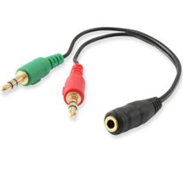 Equip Cable Divisor Audio Jack 3.5 mm Hembra a 2 Macho Negro 130mm Precio: 4.79000038. SKU: S7814265