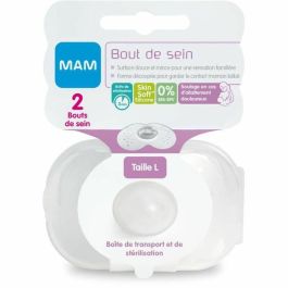 Mam Bout de Sein Size L - Silicona - Esterilización de BTE x2