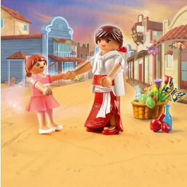 Playmobil Spirit Indomable Joven Fortu Y con su Madre Milagros Set de Picnic y Accesorios