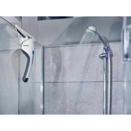 LEIFHEIT 51035 - Aspirador de baño y cristal Nemo - Depósito 60ml - Autonomía 45min - IPX7 - Diseño ergonómico y estilizado