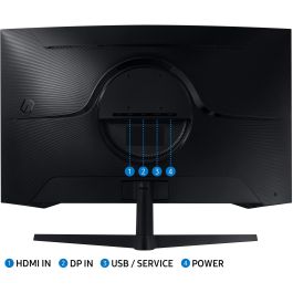 Samsung S32CG552EU Odyssey G5 - Monitor Curvo Gaming QHD de 32" (2560x1440), HDR10, 1ms, 165Hz, HDMI, DP, Negro