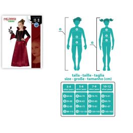 Disfraz Vampiresa Niña Infantil Drácula Elegante Halloween Talla 5-6 Años Disfraz Vampiresa Niña Infantil Drácula Elegante Halloween Talla 5-6 Años