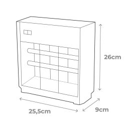 Edm Mata Insectos Profesional Eléctrico Cromo/Negro 2 x 6W 30 m²