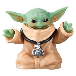 Hasbro G0048 Figura Grogu Star Wars The Black Series 15 cm con coche flotante y collar Mitosaurio
