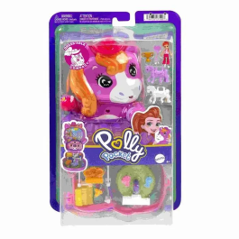Polly Pocket MATJCR39 Caja de Rodeo de Pony