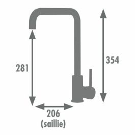 Edouard Rousseau AAAQX09927 Mezclador de lavabo SOTO Cromo