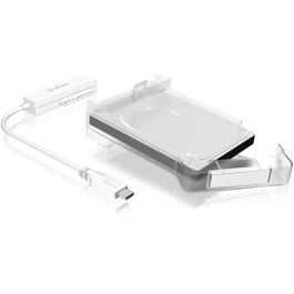 ICY BOX IB-AC703-C - Carcasa de Almacenamiento 2.5" con Datos y Net Display, Mecanismo EasySwap