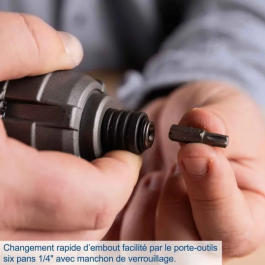 Scheppach Llave de Impacto Inalámbrica C-ID180-X 1/4 20V IXES Par 180 Nm Sin Batería Ni Cargador