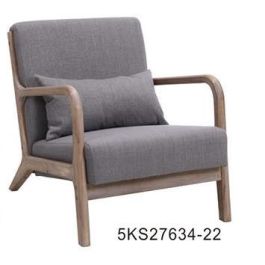 Silla Tradicional DKD Home Decor Gris Oscuro Natural 55 x 88 x 59 cm (2 Unidades)