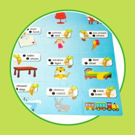 Juego Educativo Lisciani Carotina Baby Happy English Electrónico Puzzle 4,5 x 14,5 x 3 cm (6 Unidades)