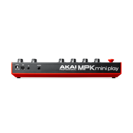 Akai MPK Miniplay Mk3 Teclado Controlador USB con Altavoz Integrado, 25 Miniteclas Sensibles a la Velocidad, Pads MPC Retroiluminados, Pantalla OLED y Arpegiador