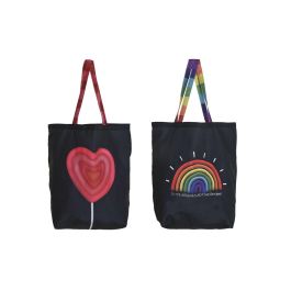 Bolsa Urban DKD Home Decor Multicolor Negro 15 x 40 x 43 cm (2 Unidades) Precio: 10.89. SKU: B1CW3RXQVD