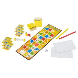 Mattel Games Dkd51 Pictionary Cast Juego de Mesa Familiar de Dibujo y Adivinar Palabras con Pizarra Borrable para +8 Años en Español