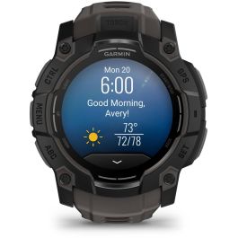 Garmin Instinct 3 AMOLED 50mm Smartwatch GPS Pantalla Táctil AMOLED Negro con Monitor Cardíaco y Oxígeno