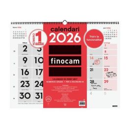 Calendari (2026) Catalan Finocam Paret Mensual Mixt Xl 540X420 Precio: 18.49999976. SKU: B1BGH2FNAJ