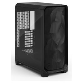 Fractal Design Meshify 3 Caja Negra con Ventana de Vidrio Templado para PC ATX/EATX/Micro-ATX/Mini-ITX, 7 Ranuras de Expansión, Compatible con Juego