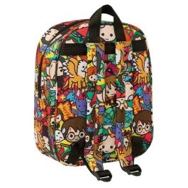 Safta Mochila Guardería 3D Harry Potter con Bolsillo de Red 22x27x10 cm