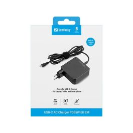 Sandberg Cargador USB-C PD65W EU Cable 2M