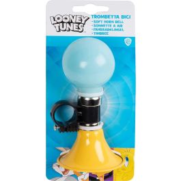Looney Tunes I168 CZ10966 Bocina de Bicicleta con Diseño Trompeta, Gráficos Coloridos Looney Tunes y Soporte Rápido Looney Tunes I168 CZ10966 Bocina de Bicicleta con Diseño Trompeta, Gráficos Coloridos Looney Tunes y Soporte Rápido