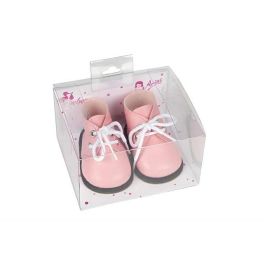 Set botas rosa para muñecos de 45 cm