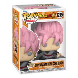 FUNKO Figura POP Dragon Ball Super Super Saiyan Rose Goku Black Exclusiva Vinilo 9cm