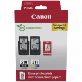 CANON Pack PG510/CL511 Photo Value Pack ECO Precio: 45.50000026. SKU: B16FPDGQTQ