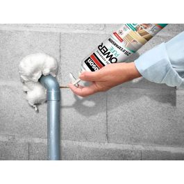 Rubson Power Pure Pack de 2 Aerosoles de Espuma Expansiva - 21 L - Adherencia Multisuperficie