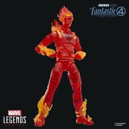 Hasbro Marvel Legends Series Figura Human Torch Johnny Storm Los 4 Fantásticos: Primeros pasos 15cm Articulada con 2 Accesorios Hasbro Marvel Legends Series Figura Human Torch Johnny Storm Los 4 Fantásticos: Primeros pasos 15cm Articulada con 2 Accesorios