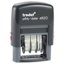 Trodat 4820 Sello de Fecha Printy ISO con Almohadilla Negro – 4x27mm Automático Precio: 30.68999956. SKU: B1CT57SFTN