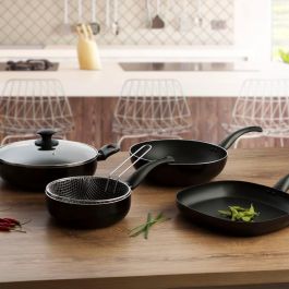 Sartén Honda de Aluminio Estampado Hydra Quid 20x7,2 cm