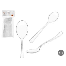 Set 18 Cuchara Plastico Postre Transparente Kinvara 10X22CM (48 Unidades) Precio: 48.89000039. SKU: B15HWQL6GR