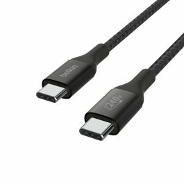 Cable USB-C a USB-C Belkin CAB015BT1MBK Negro 1 m