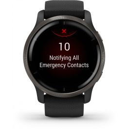 Garmin Venu 2 Smartwatch GPS 45mm, Reloj Inteligente Fitness con Música, Pagos y Monitor de Salud, Color Negro