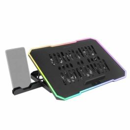 Mars Gaming MNBC7 Base Refrigeradora para Portátiles hasta 16" con 6 Ventiladores, Iluminación RGB, Stand 6 Posiciones, Soporte Móvil y 2 USB Precio: 27.89000027. SKU: B1C9X6D7TW