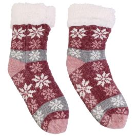 Sensly Calcetines Antideslizantes con Interior Sherpa para Pies Calientes y Suela Antideslizante Precio: 6.69000046. SKU: B1FB7FFANH