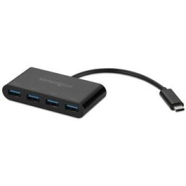 Kensington CH1200 Hub USB-C 10Gbps con Cargador y 4 Puertos USB-A 3.2